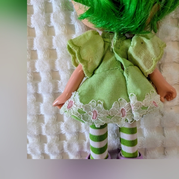 Vintage Lime Chiffon Strawberry Shortcake Kennar Doll With Outfit - Picture 8 of 9